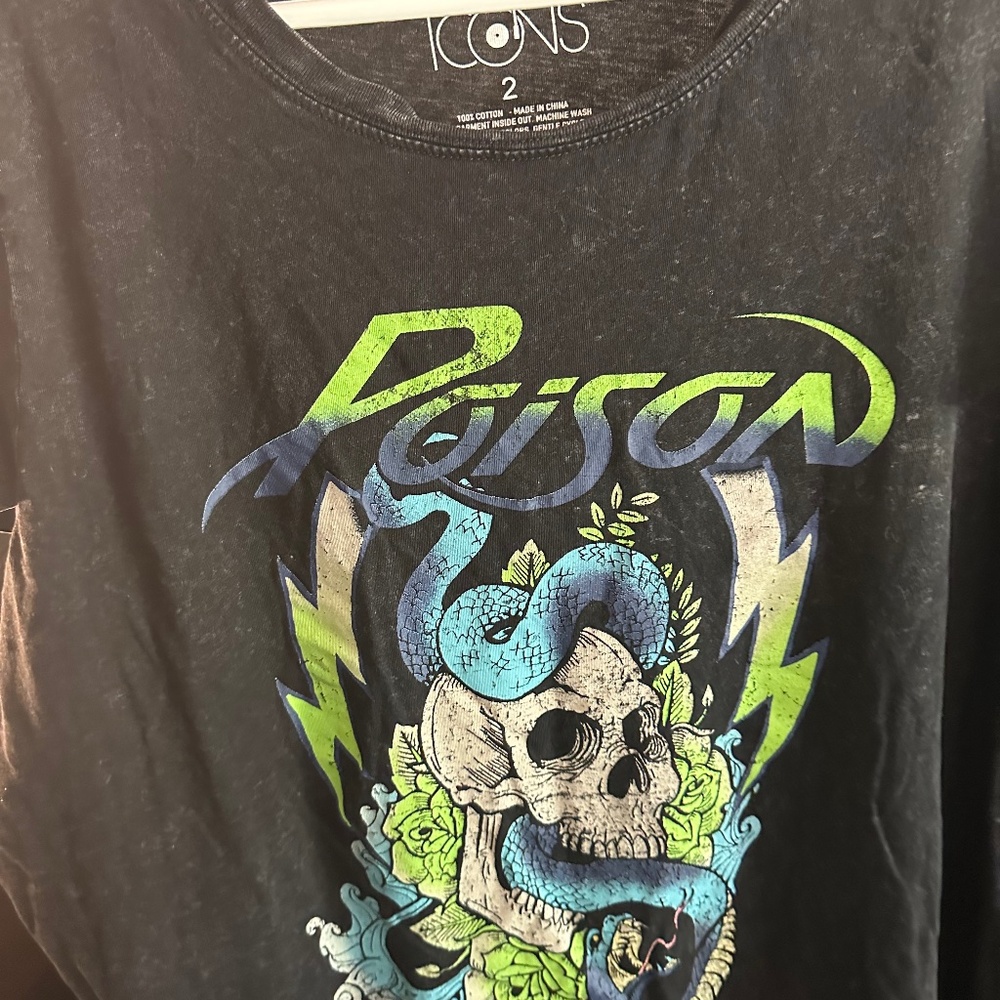 Torrid poison tshirt size 2